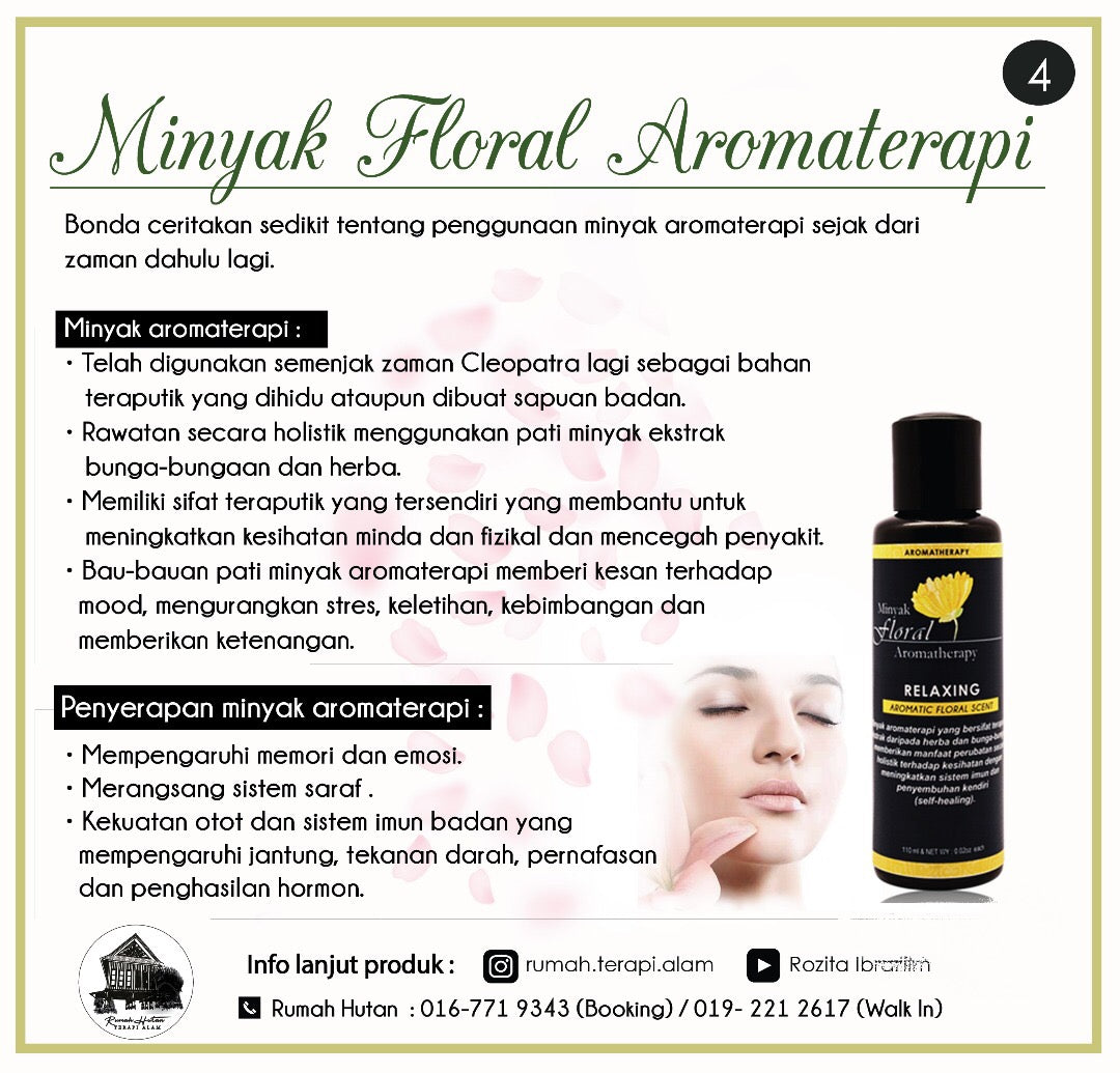 Minyak Floral Aromaterapi
