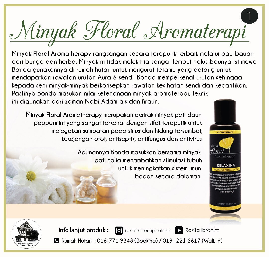 Minyak Floral Aromaterapi