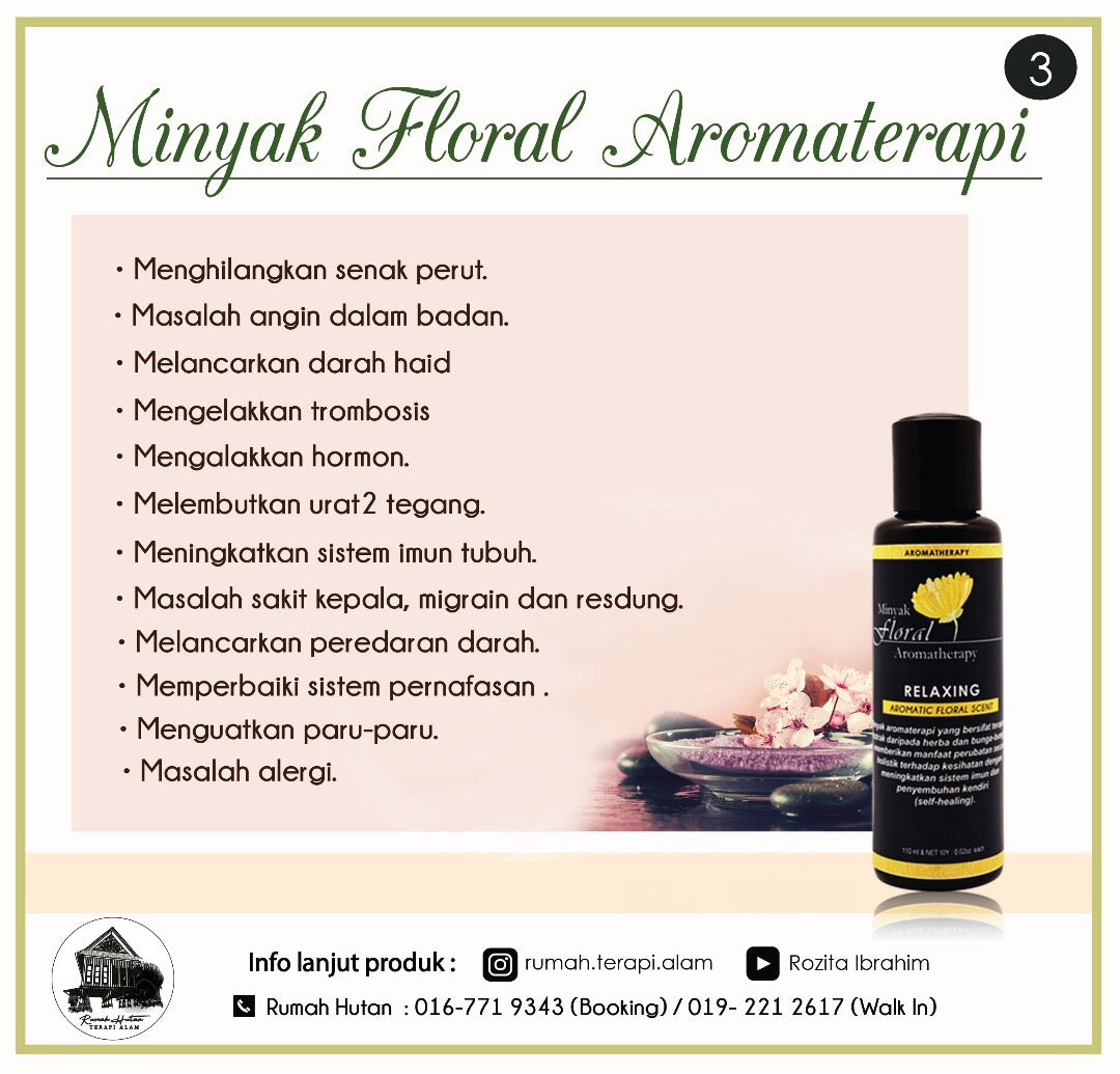 Minyak Floral Aromaterapi