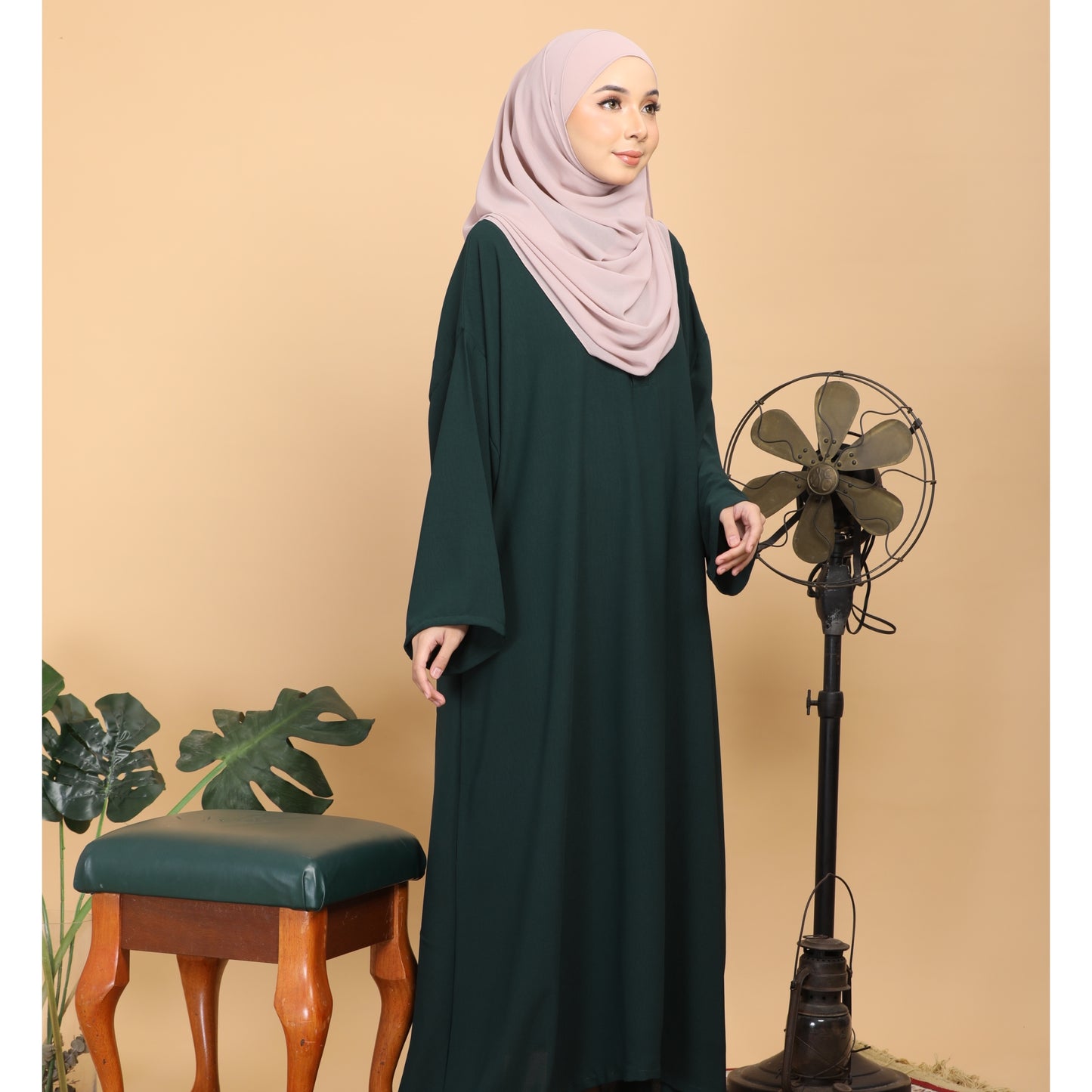 Dahlia Dress-Emerald Green