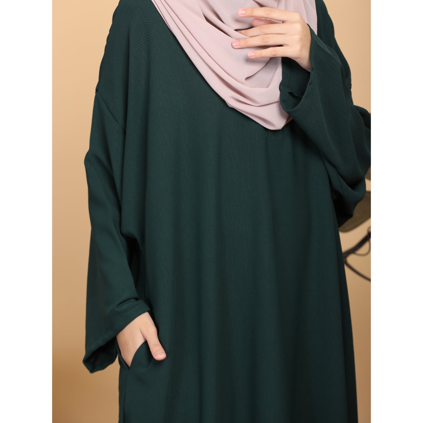 Dahlia Dress-Emerald Green