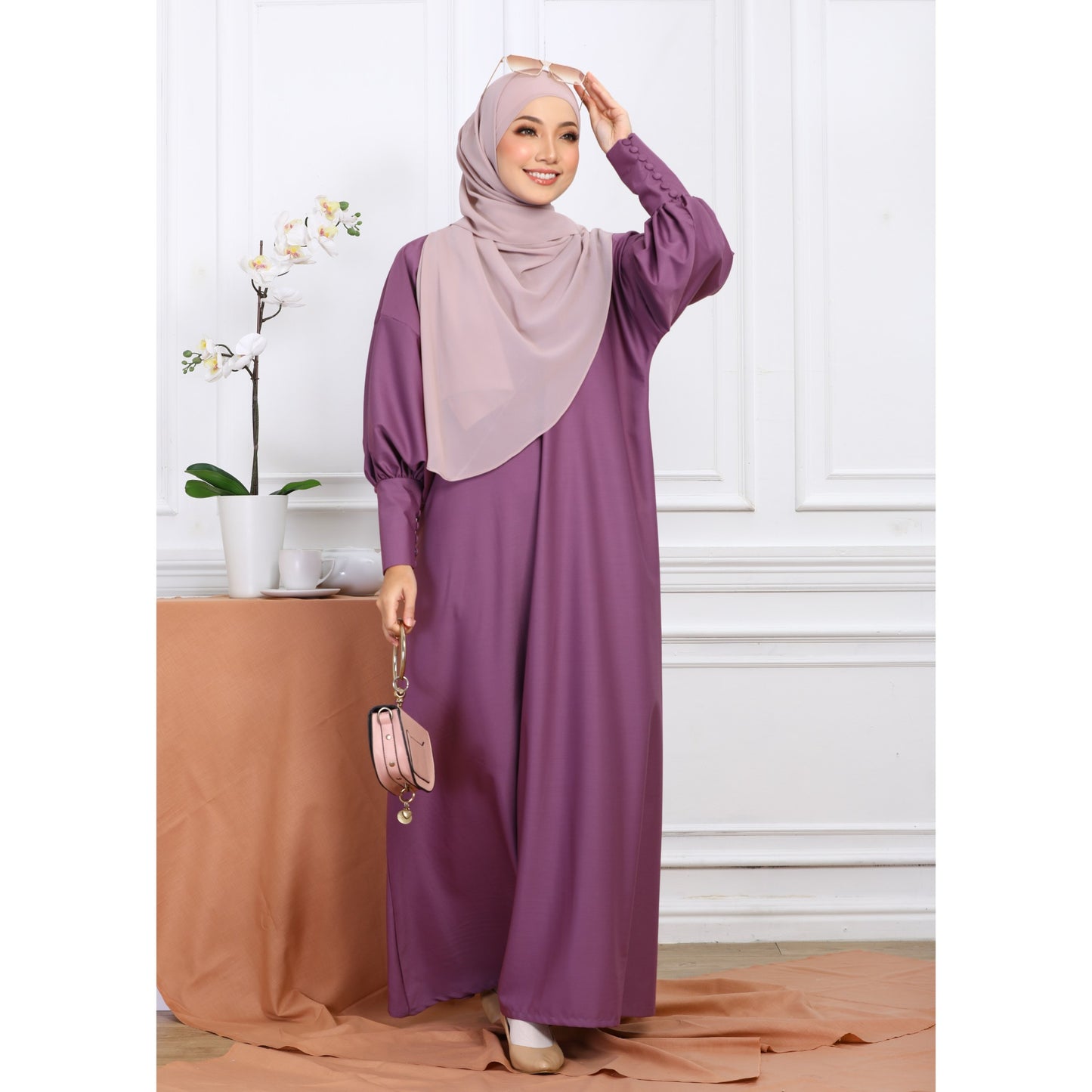 Poppy Dress (Grape)