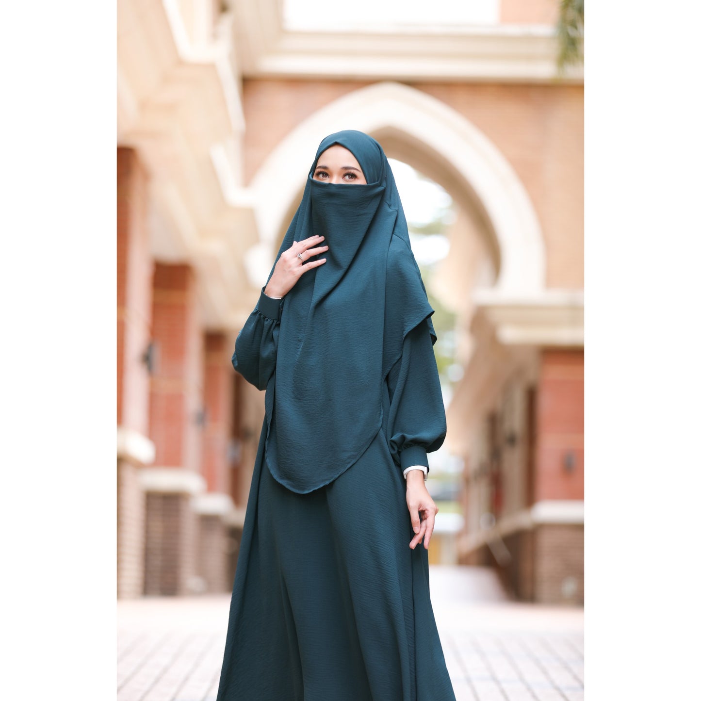 Flora Khimar -Seaweed Green