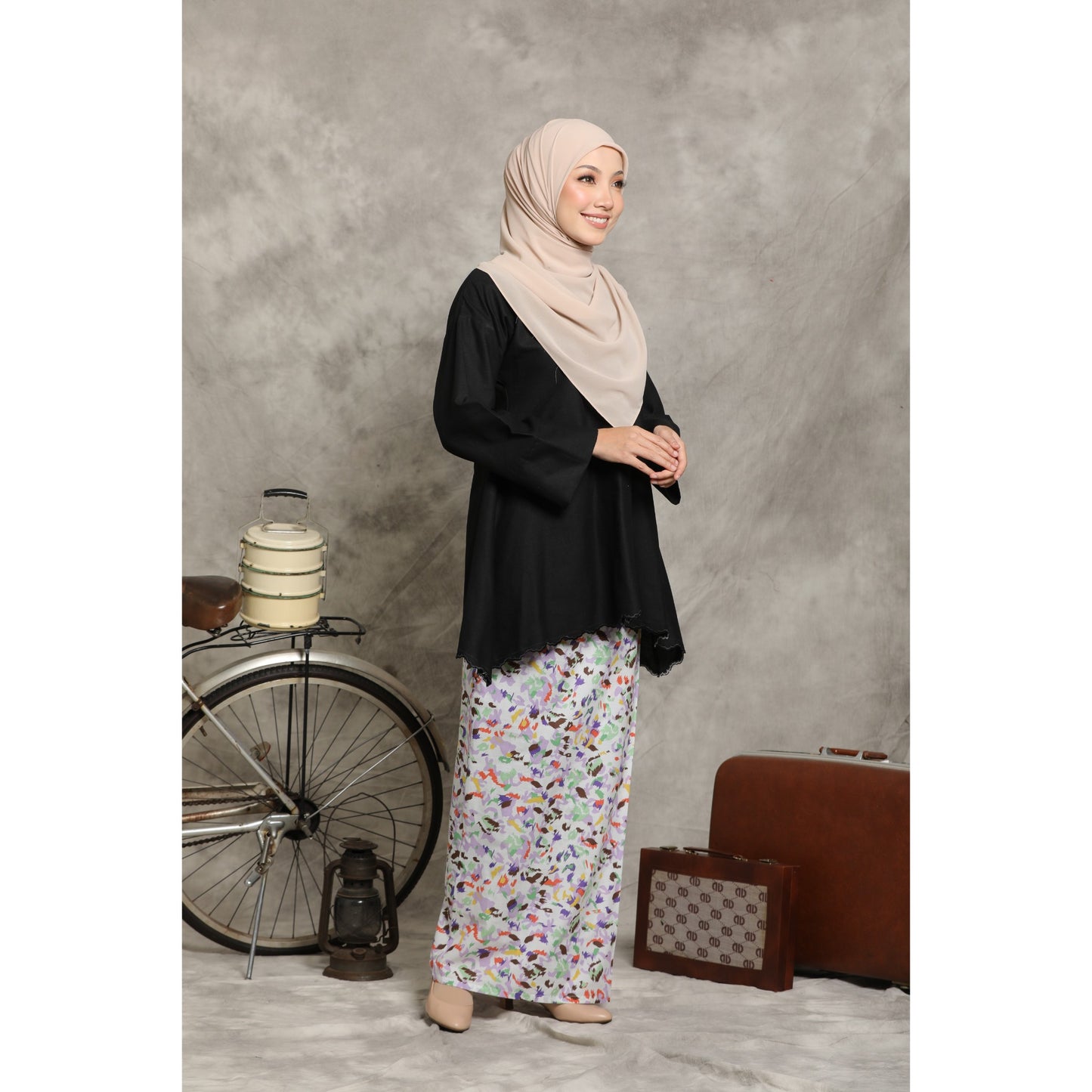 Kurung Cinta SET (Black)