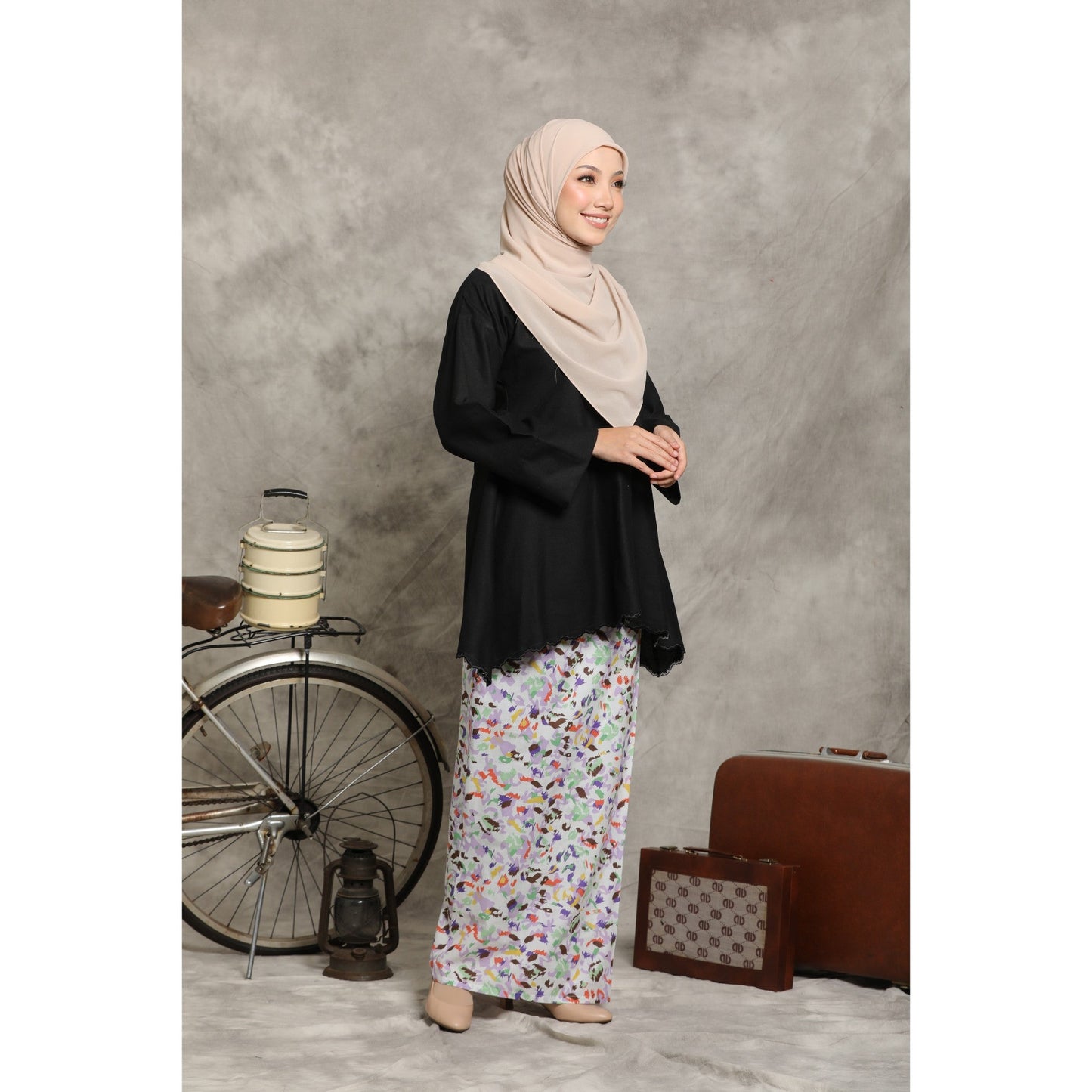 Kurung Cinta BLOUSE (Black)