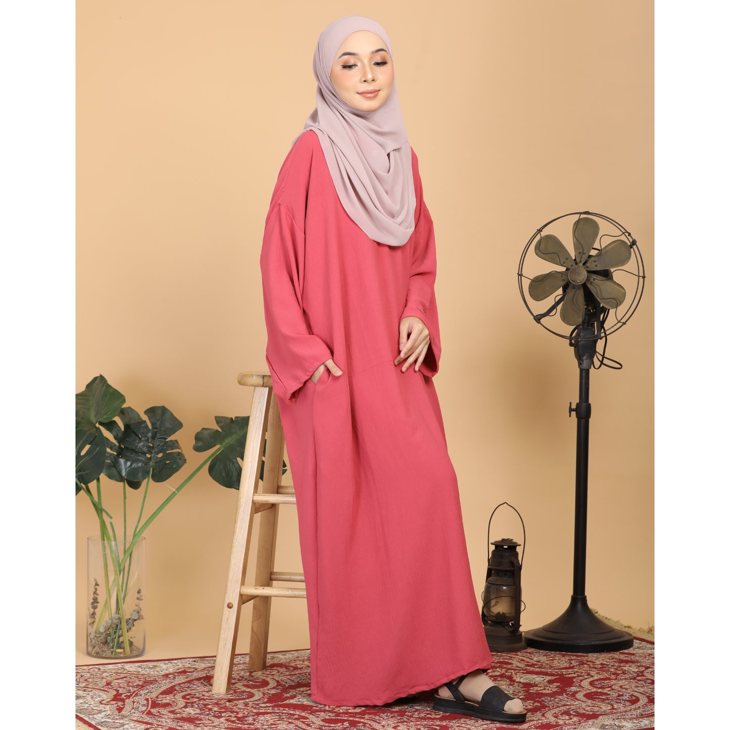 Dahlia Dress-Peach