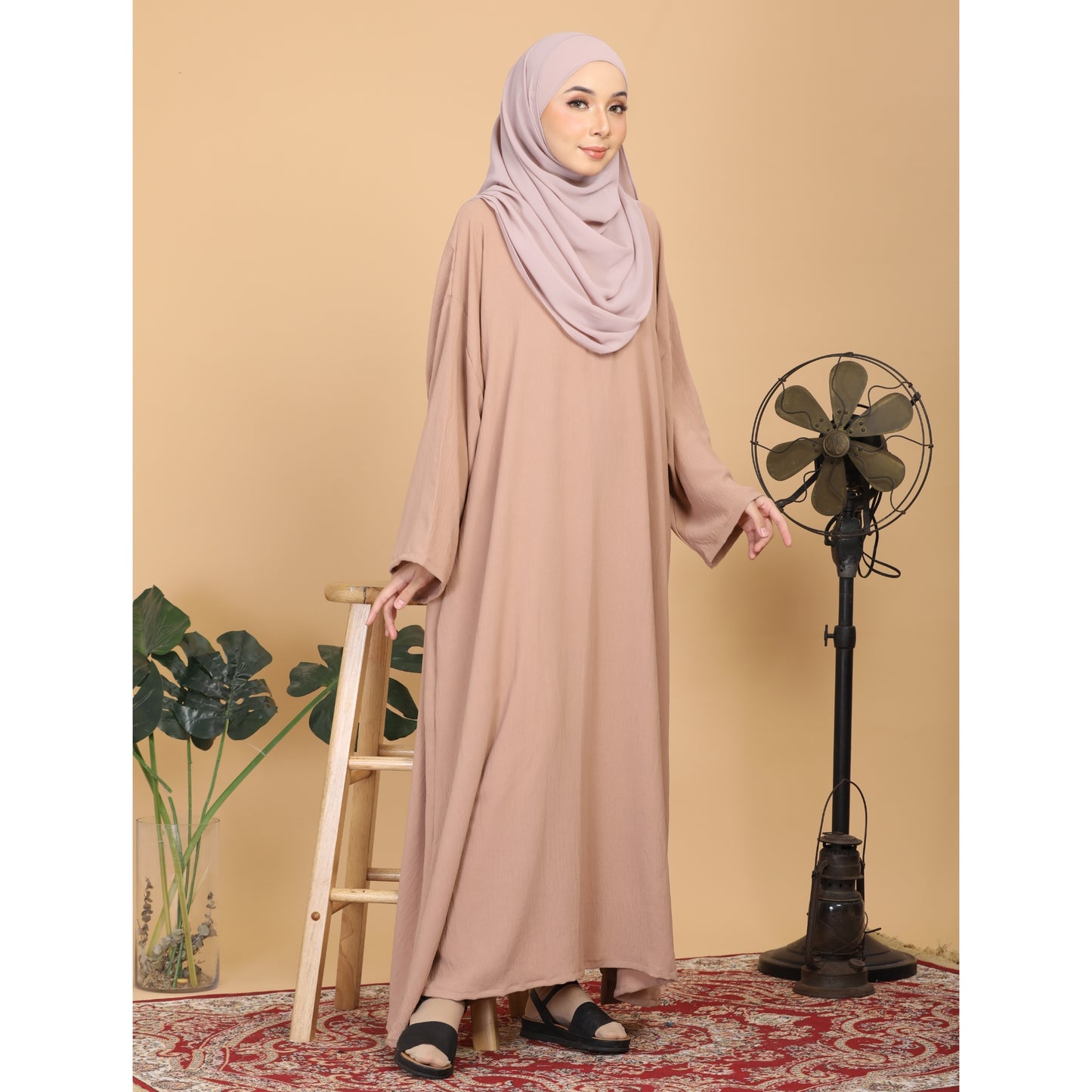 Dahlia Dress-Khaki