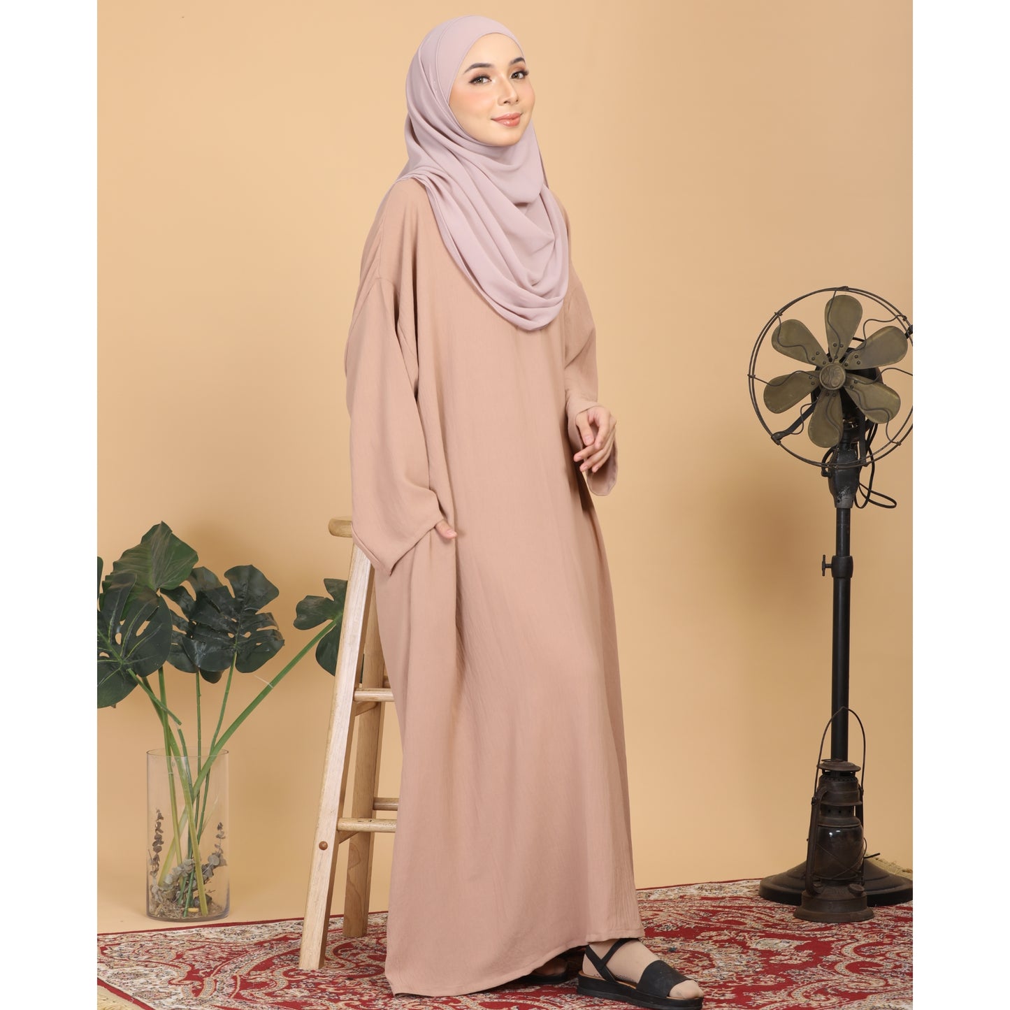 Dahlia Dress-Khaki