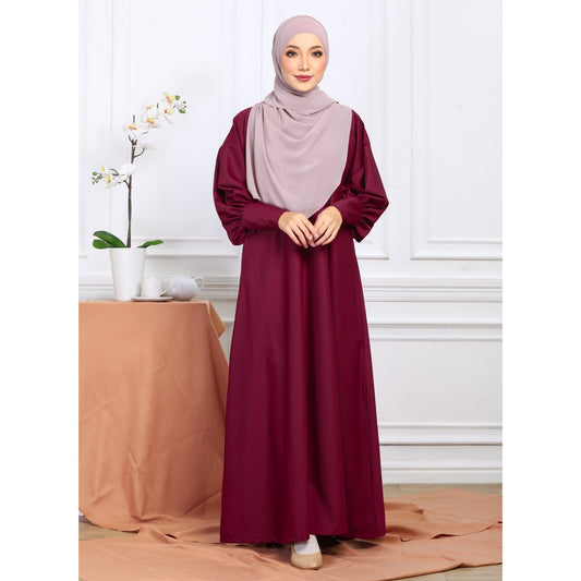 Poppy Dress (Maroon)