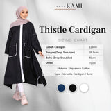 Thistle Cardigan(Teal Blue)