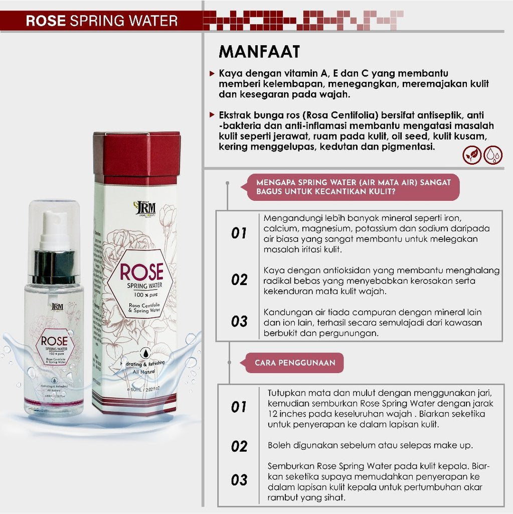 Rose Spring Water