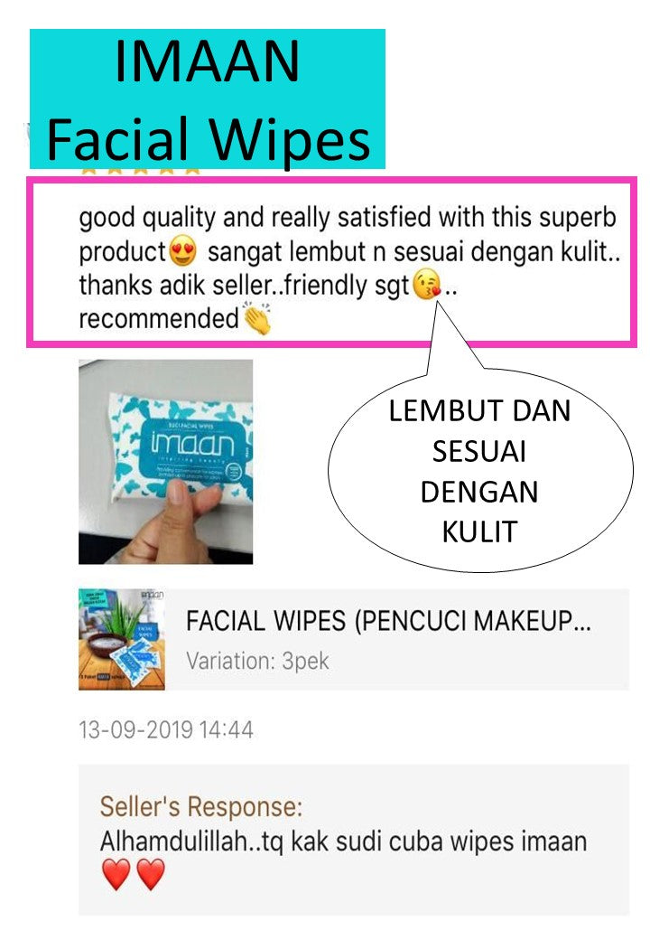 Imaan Facial Wipes