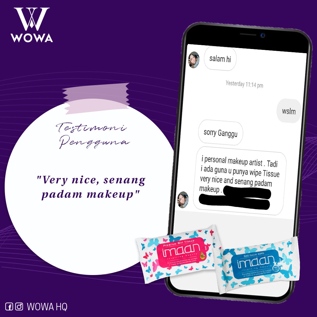 Imaan Facial Wipes