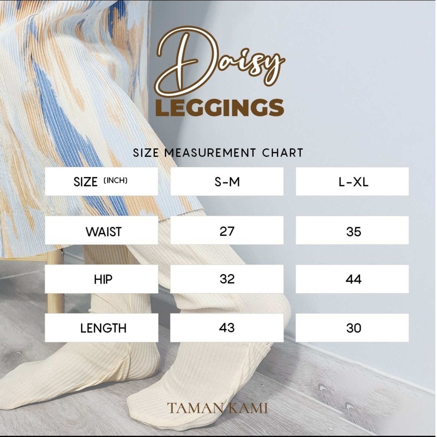 Daisy Leggings (Cream)