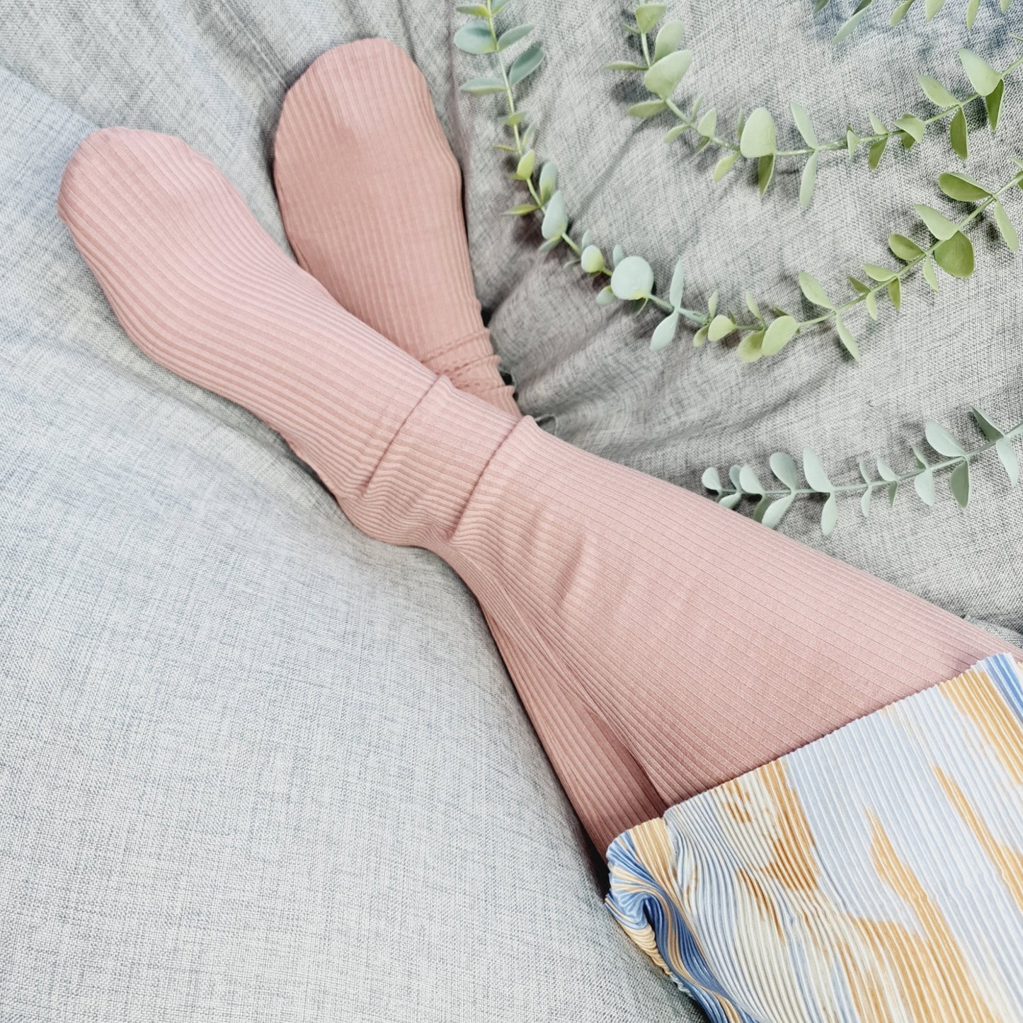 Daisy Leggings (Nude Pink)